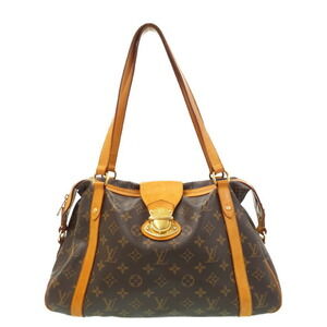 Louis Vuitton Monogram Leather Brown Stresa Shoulder Bag